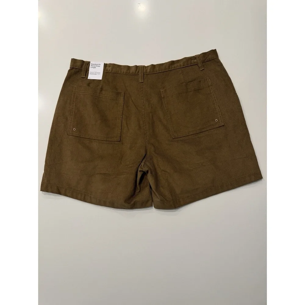 Nike Sportswear Club Woven Cargo Shorts Khaki HV0899-235 Mens Size 38 NWT